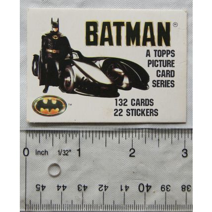 1989 Topps Batman card No.1 - Introduction
