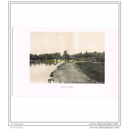 WALTON ON THAMES, FROM F. FRITH PHOTO, 1910, Book Illustration