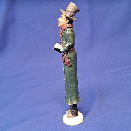 Vintage Windsor Collection PENCIL CAROLER 8" Figurine Skinny Santa Christmas