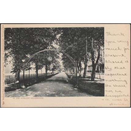 In the Gardens, Leamington, Warwickshire, 1902 - Tuck's Postcard