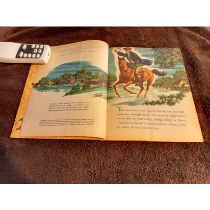 Little Golden Book Paul Revere (A) First Edition 5.0 VG/FN By Irwin Shapiro 1957