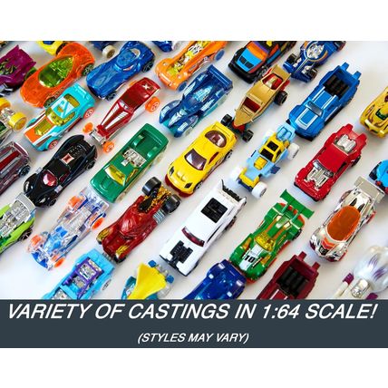 Hot Wheels Toy Trucks & Cars, 50-Pack, Set of 50 1:64 Scale Individually Package