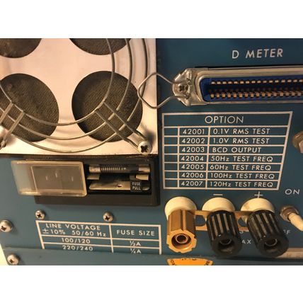 ELECTRO SCIENTIFIC INDUSTRIES 475,ELECTRO 475 CAPACITANCE METER (NO CORD),ET
