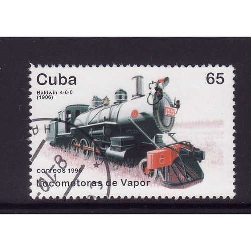 CUBA 1998 SG 4098 65c BALDWIN LOCOMOTIVE FINE USED