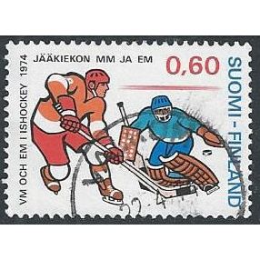 Mi 745: World and uropean Ice-hockey Championships, Helsinki.