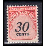 J98 30c Postage Due Average MNH KA0827