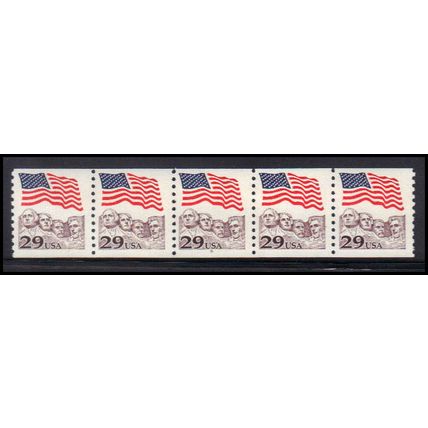 2523 29c U.S. Flag Fine MNH PNC 6/5 KA9264