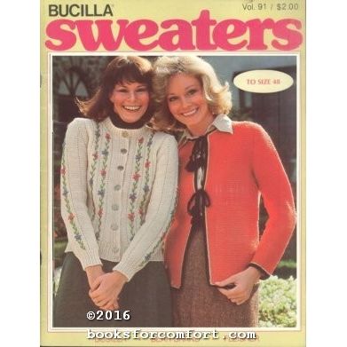 Bucilla Sweaters to Size 48 Vol 91 [31201]
