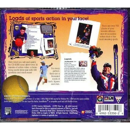 Sports Illustrated for Kids (PC-CD, 1994) for Windows - NEW in Jewel Case