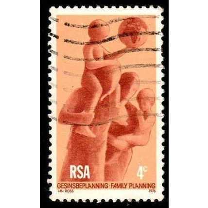 South Africa RSA 1976 Family Planning 4c Used Stamp