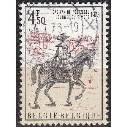 Belgique 1973 Michel 1721 O Cote (2008) 0.25 € Courrier de la Tour et Tassis