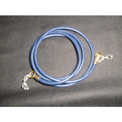 3mm navy blue leather lanyard cord fit sun reading driving glasses 31''