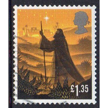 GB 2019 Christmas - Shepherd and Christmas Star £1.35 Used