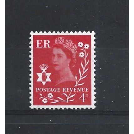 NorthernIreland.NI9 4d Bright Vermilion.Mounted Mint.Aug25