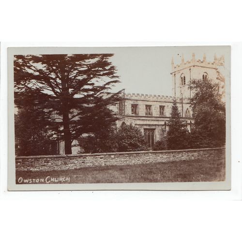 All Saints Church Owston Postcard RP South Yorkshire