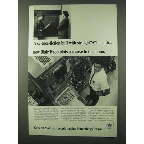 1967 General Motors Ad - Science-Fiction Buff