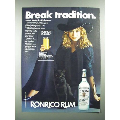 1983 Ronrico Rum Ad - Break Tradition - Ronrico Rumkin