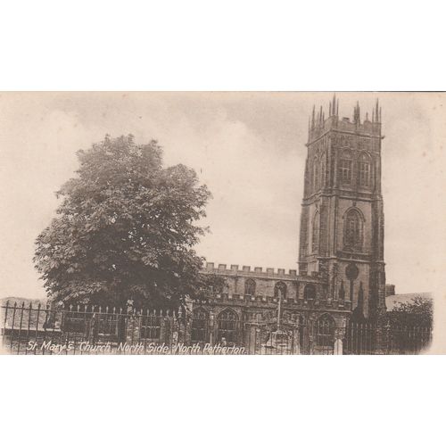 St. Mary's Church North Side North Petherton Somerset Postcard (SM77264)