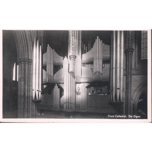 GB postcard - Truro Cathedral, The Organ, Cornwall