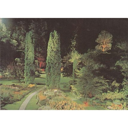 Butchart Gardens Victoria Canada Postcard unused VGC
