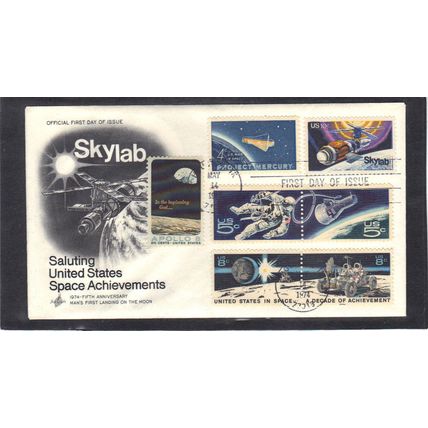 FDC Art Craft 1529 10c Skylab + Multiple Stamps/6 (Cachet-U/A) CV00928