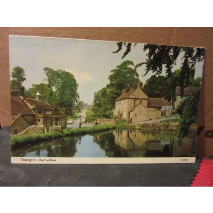 TISSINGTON, DERBYSHIRE used vintage postcard by E T W Denis 1975 pm =