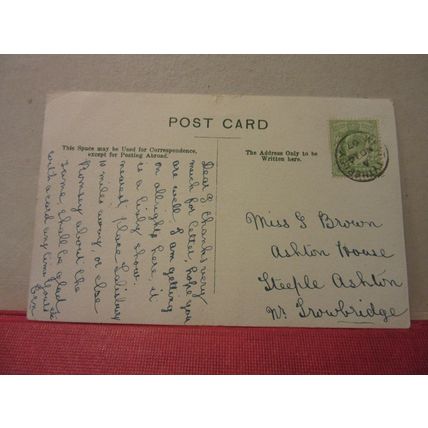 THE HORSE GUARDS, WHITEHALL, LONDON, used antique postcard 1907 pm /