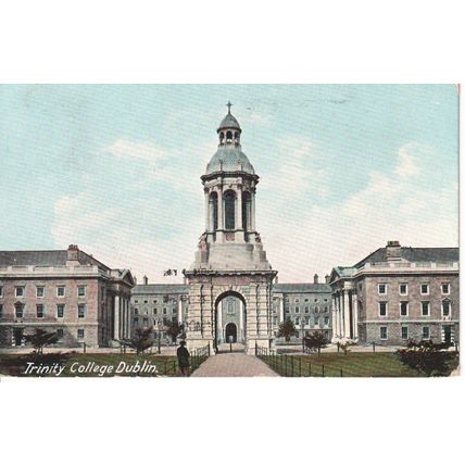 Antique Ireland PC c1912 - Trinity College - Dublin, Ireland