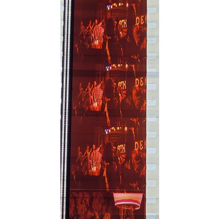 EARTH WIND & FIRE. Pk MTP - A049w. 1 STRIP OF 5 - 35MM FILM CELLS. A rare strip