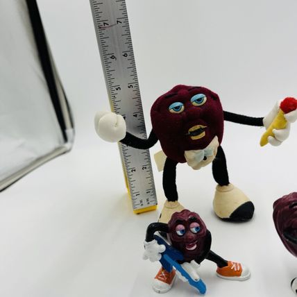 Calrab California Raisins 1988 Action Figurines Applause Lot 9 Pieces Vintage
