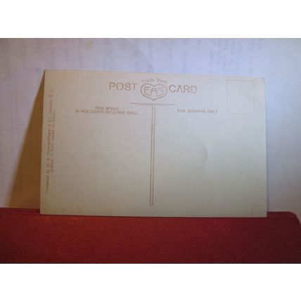 A FLOCK OF SHEEP unused antique postcard RP =