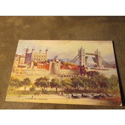 1930s Postcard - Westminster Bridge, London - Artist / A4