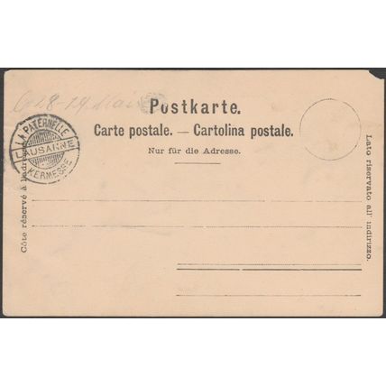Mont-Riond et Lausanne, Vaud, c.1899 - La Paternelle CPA
