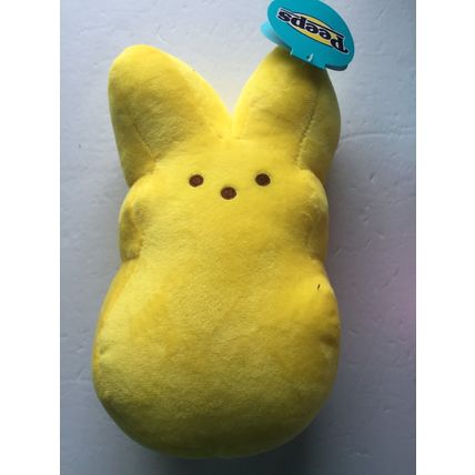 NEW Peeps Yellow Pink & Blue Bunny 10'' Plushies