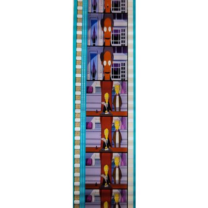 Simpsons Movie. Pk GEB - B050x . 1 STRIP OF 5 - 35MM FILM CELLS