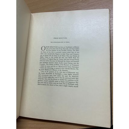 RARE* 1938 "THE RUBAIYAT OF OMAR KHAYYAM" ILLUSTRATED LARGE USA HB BOOK (P6)