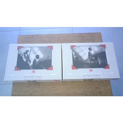 MUSIC IS MY LOVE / PLAY THAT JAZZ Puzzles (2 x 350 Piece) 1992 NEW & SEALED