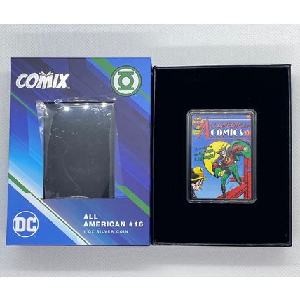 1 Oz Silver Collectible Green Lantern 2023 DC COMIX All American Proof With OGP