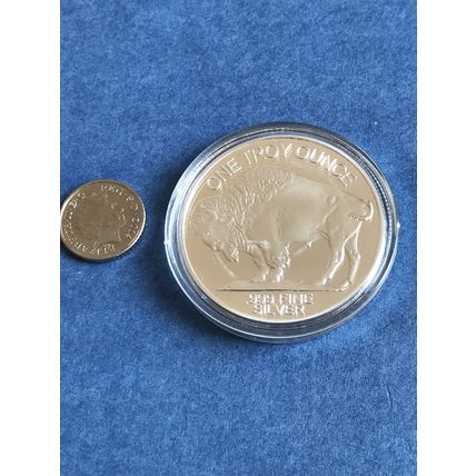 Limited Edition 2015 Non-Currency Coin Liberty Indian Commemorative Silver Plate