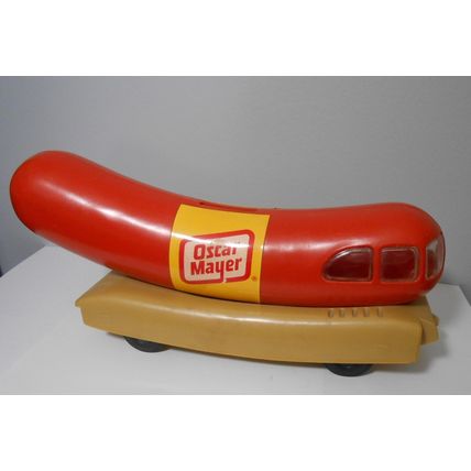 Vintage Oscar Mayer Wienermobile Coin Piggy Bank 13" Children 3 and Over