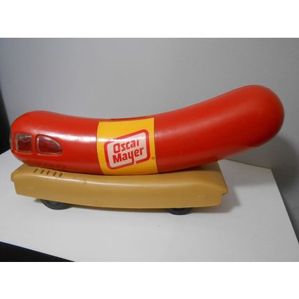 Vintage Oscar Mayer Wienermobile Coin Piggy Bank 13" Children 3 and Over