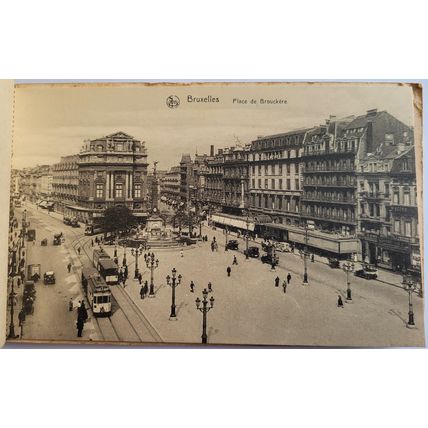 Postcards Brussels, Belgium. Book of 10. Unposted