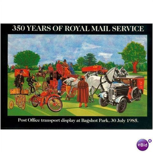 GB Postcard - 350 Years of Royal Mail Service - 3