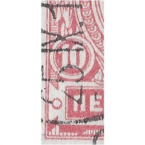 Mi 63 A I: 10 p. carmine Defin.: Arms of Russia, plate I, perf. 14.25 x 14.