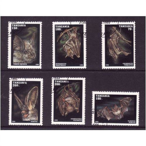 TANZANIA 1995 BATS 6 VALS FINE USED