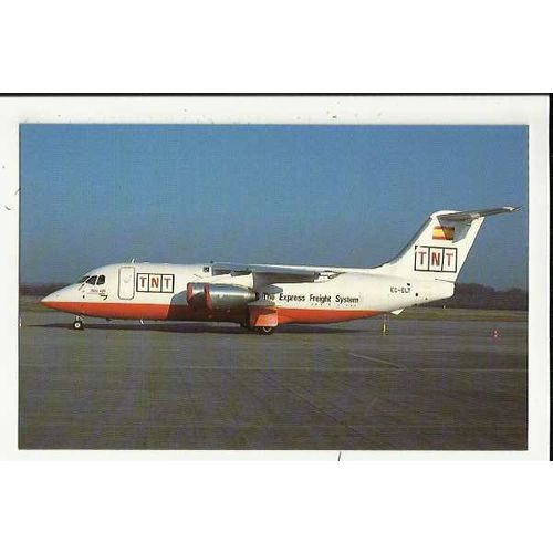 Aviation TNT-PAN AIR BAe 146-200QT Postcard by Buchair (8928)