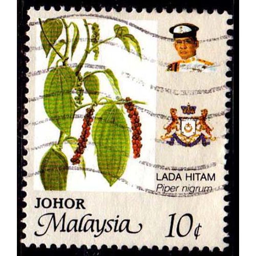 Malaysia Johor 1986 Farming 10c Used Stamp