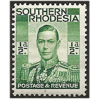Southern Rhodesia 1937 SG40 1/2d Green Mounted Mint .. ..
