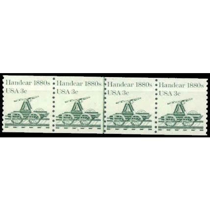 1898 3c Handcar Fine MNH Dry Gum PNC 1/4 G0016