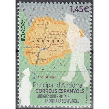 Andorra Español 2020 Europa CEPT Anciennes routes postales Neuf **